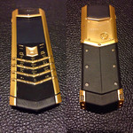 VERTU S Design Gold, арт-тюннг телефона, позолота