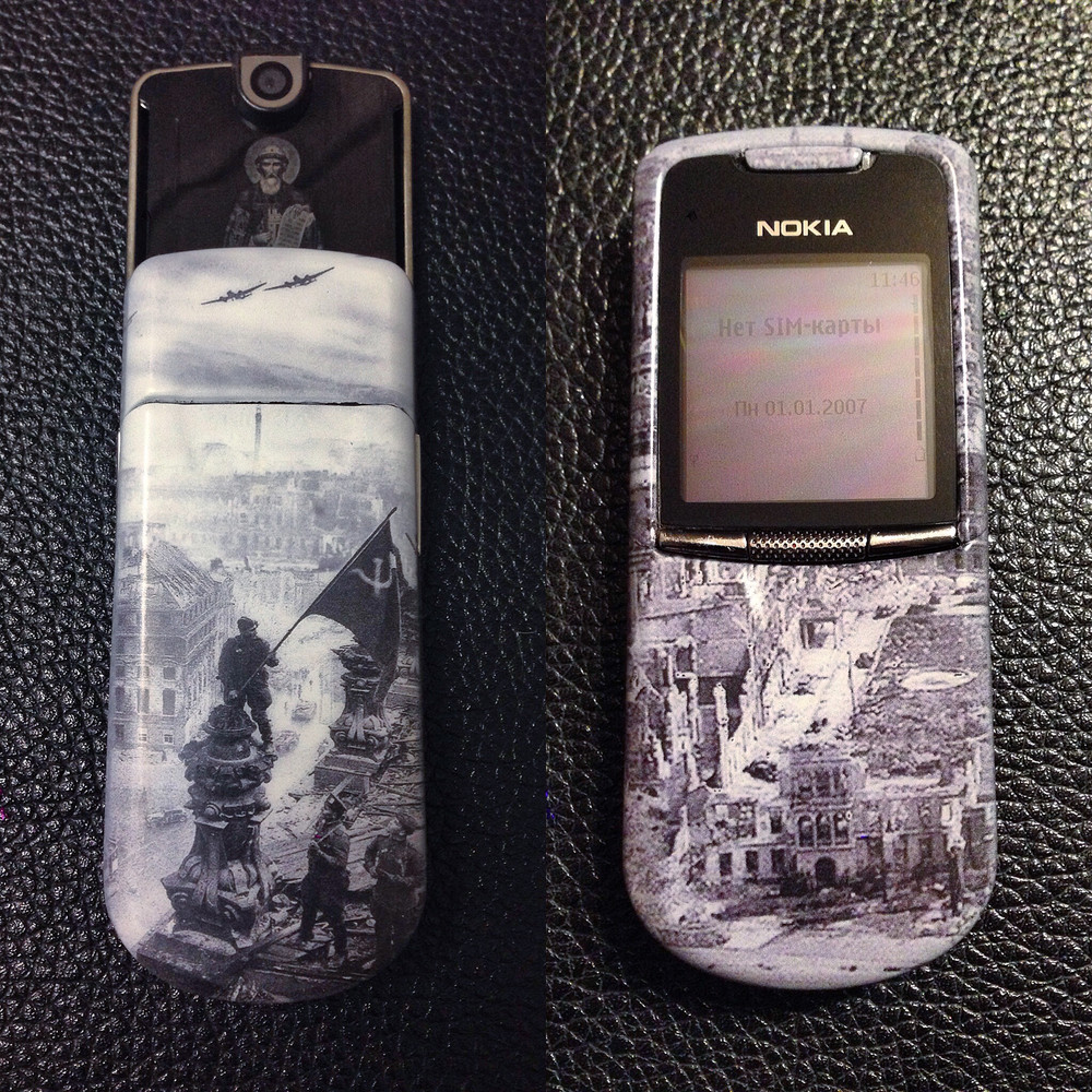 NOKIA 8800, арт-тюнинг, прямая печать и аэрография