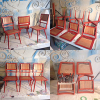 Винтажные стулья из бука и дуба, мебель на заказ, авторская мебель