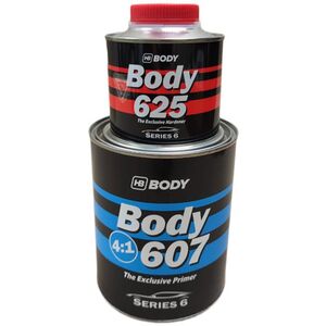 Грунт HB BODY 607 4:1 белый, 0,8л + Отвердитель HB BODY 625 0.2 л
