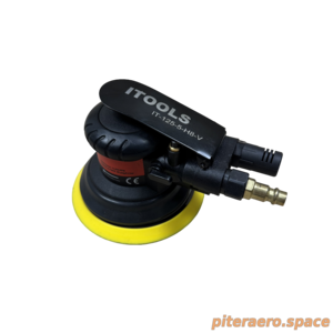 Машинка шлифовальная пневматическая IT-125-5-H8-V ITOOLS, орбита 5мм, подложка 125мм 8 отв.